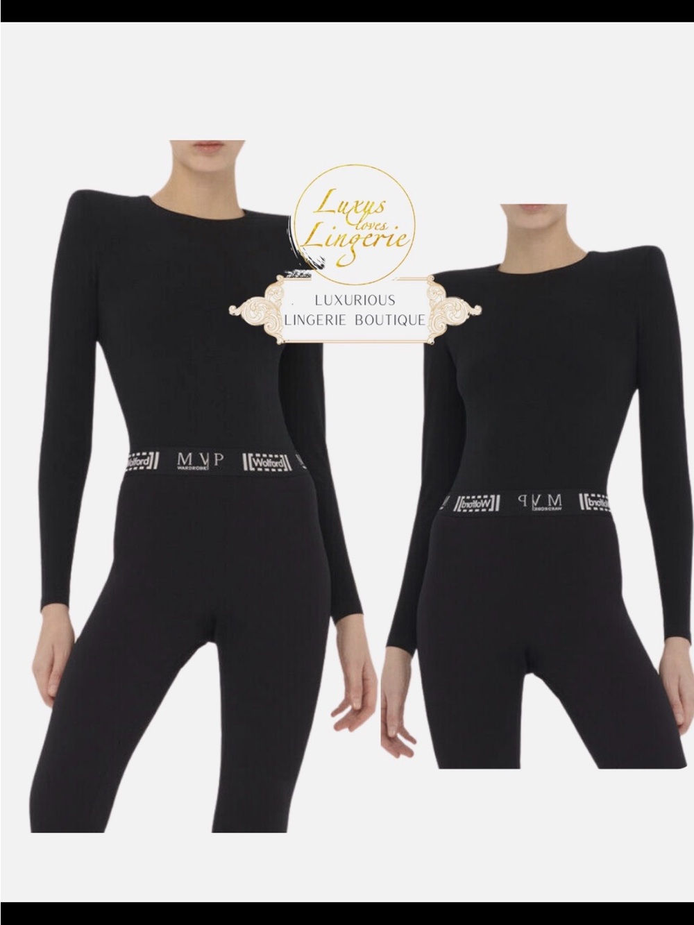Wolford bodysuit with shoulder pads